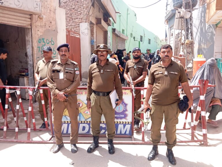 ضلع ملتان میں⁦10⁩محرم الحرم کے موقع پر⁦130⁩مجالس اور⁦116⁩جلوسوں کے لیے فول پروف سیکورٹی انتظامات مکمل